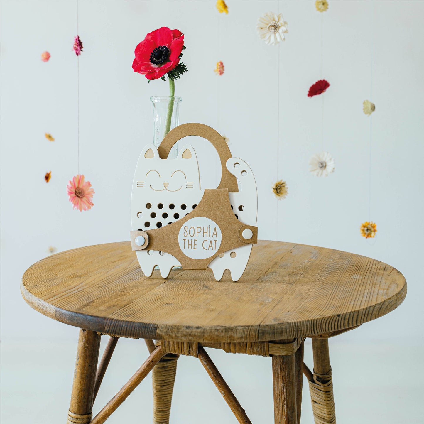 Sophia die Katze – Montessori Holz-Fädelspiel