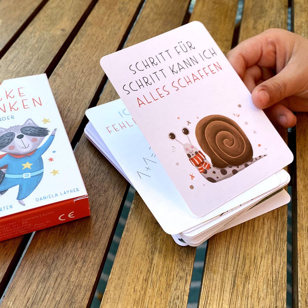 Affirmationskarten für Kinder "Starke Gedanken"