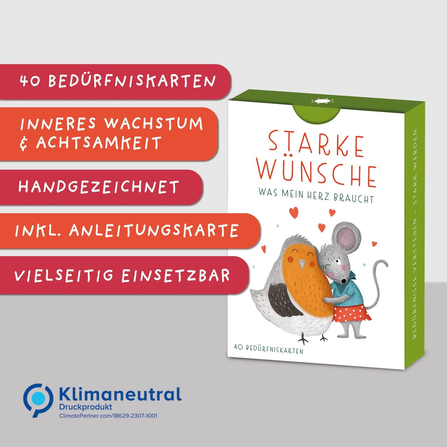 Bedürfniskarten für Kinder "Starke Wünsche"
