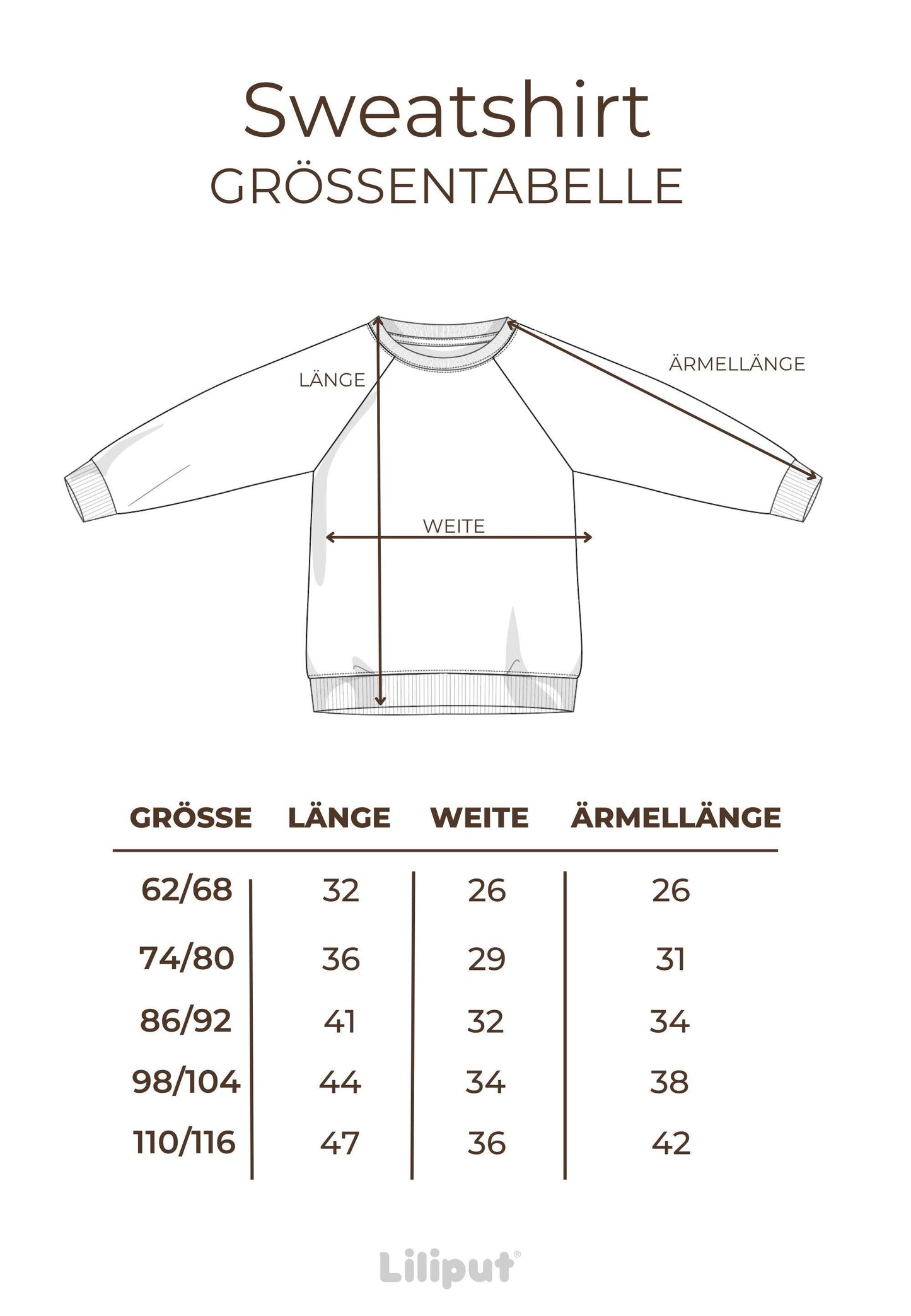 Cacao before Chaos Sweatshirt beige Mini and Me Edition