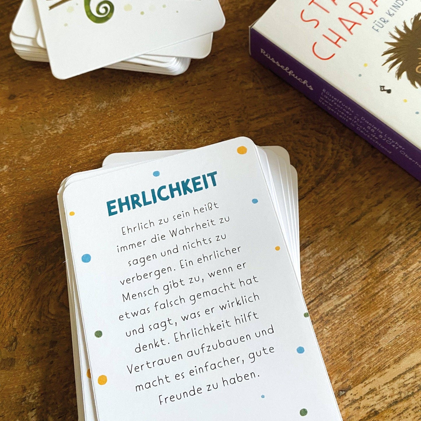 Stärkekarten für Kinder "Starker Charakter"