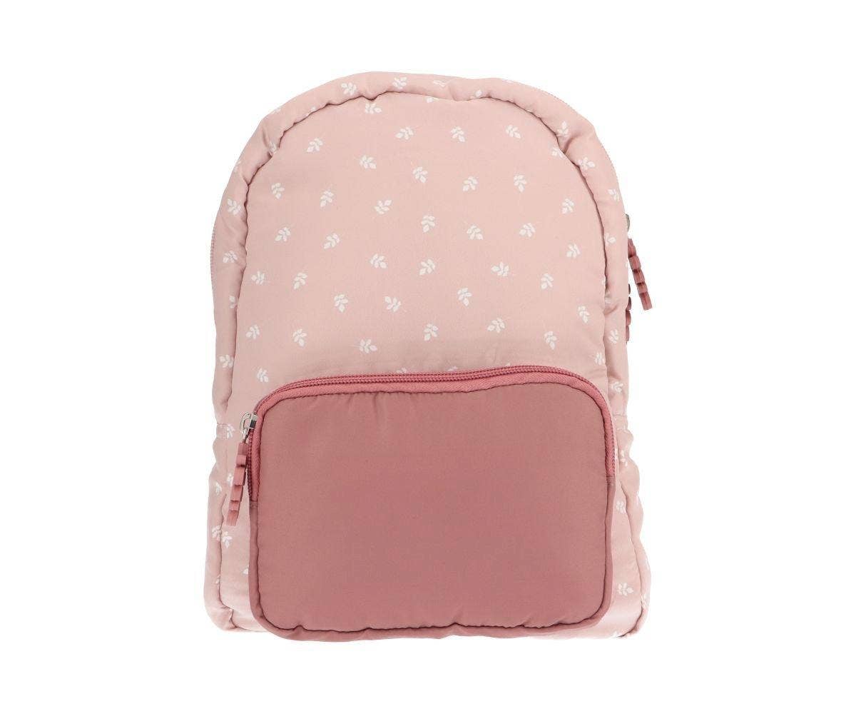 Gepolsterter Kinder-Rucksack Leaves Pink