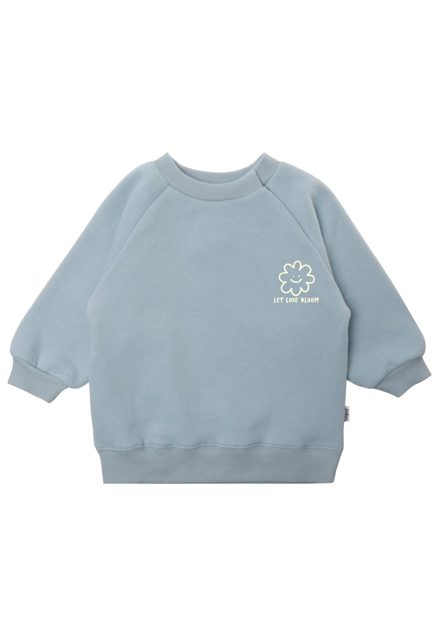 Love Bloom Sweatshirt hellblau Mini and Me Edition