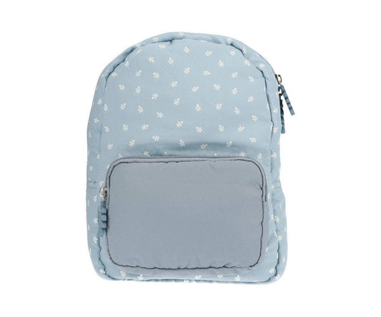 Gepolsterter Kinder-Rucksack Leaves Blau