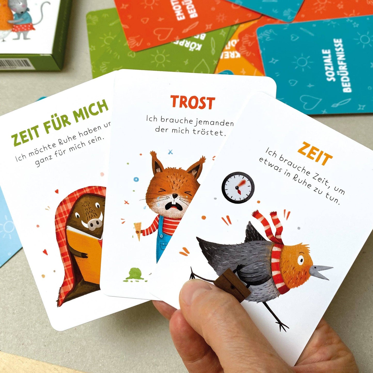 Bedürfniskarten für Kinder "Starke Wünsche"