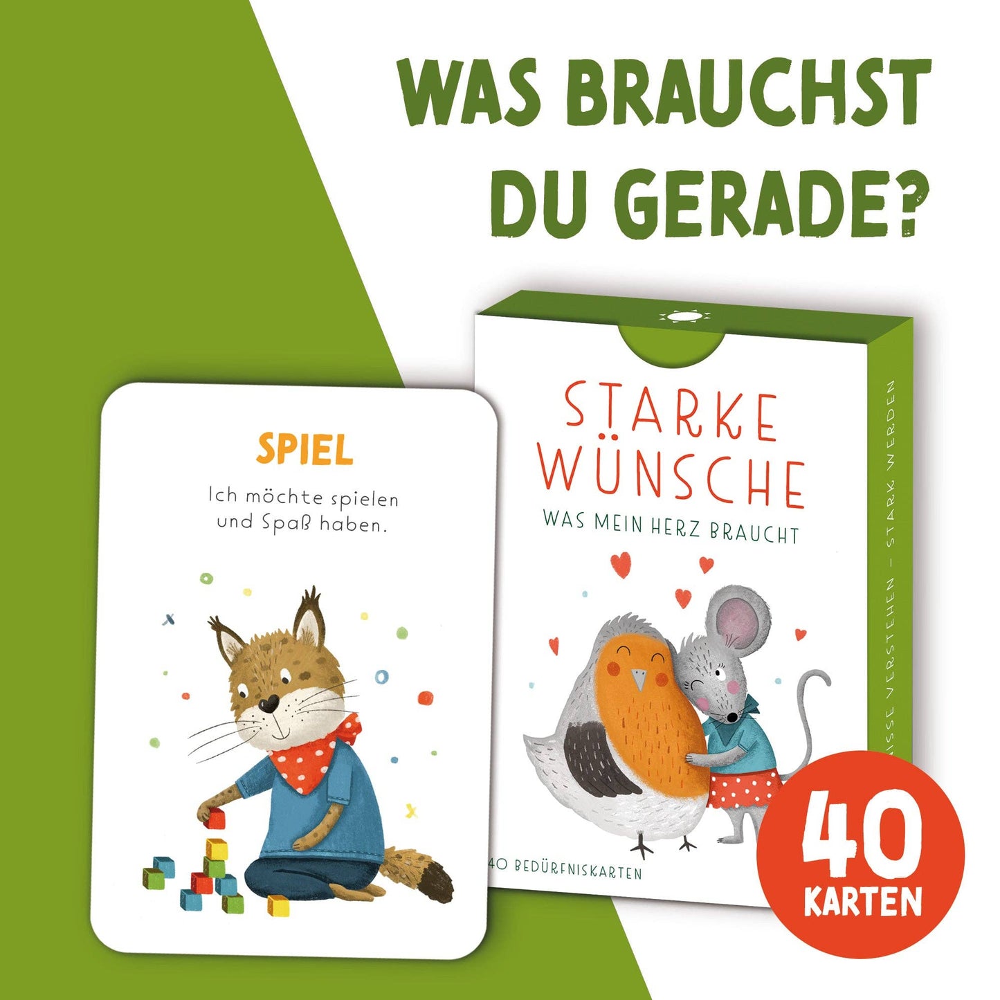 Bedürfniskarten für Kinder "Starke Wünsche"