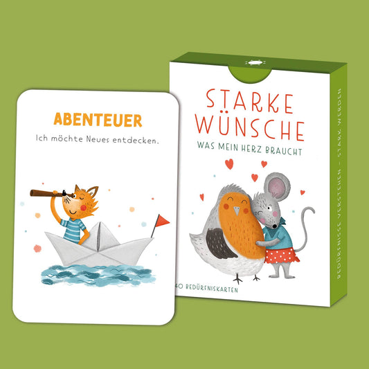 Bedürfniskarten für Kinder "Starke Wünsche"