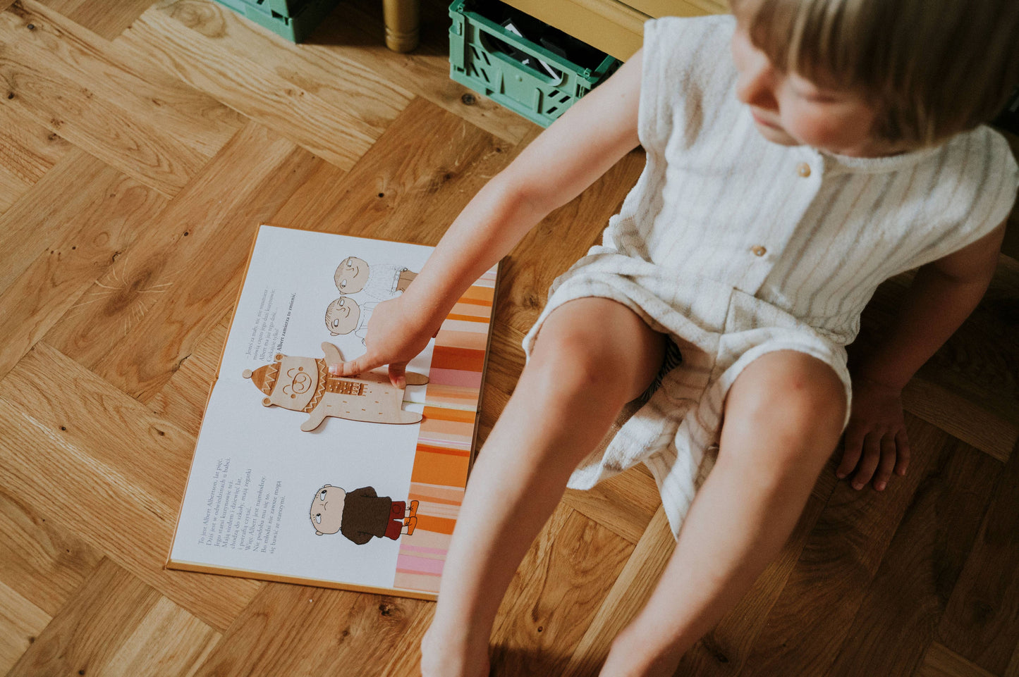 Holz-Lesezeichen Herr Bär