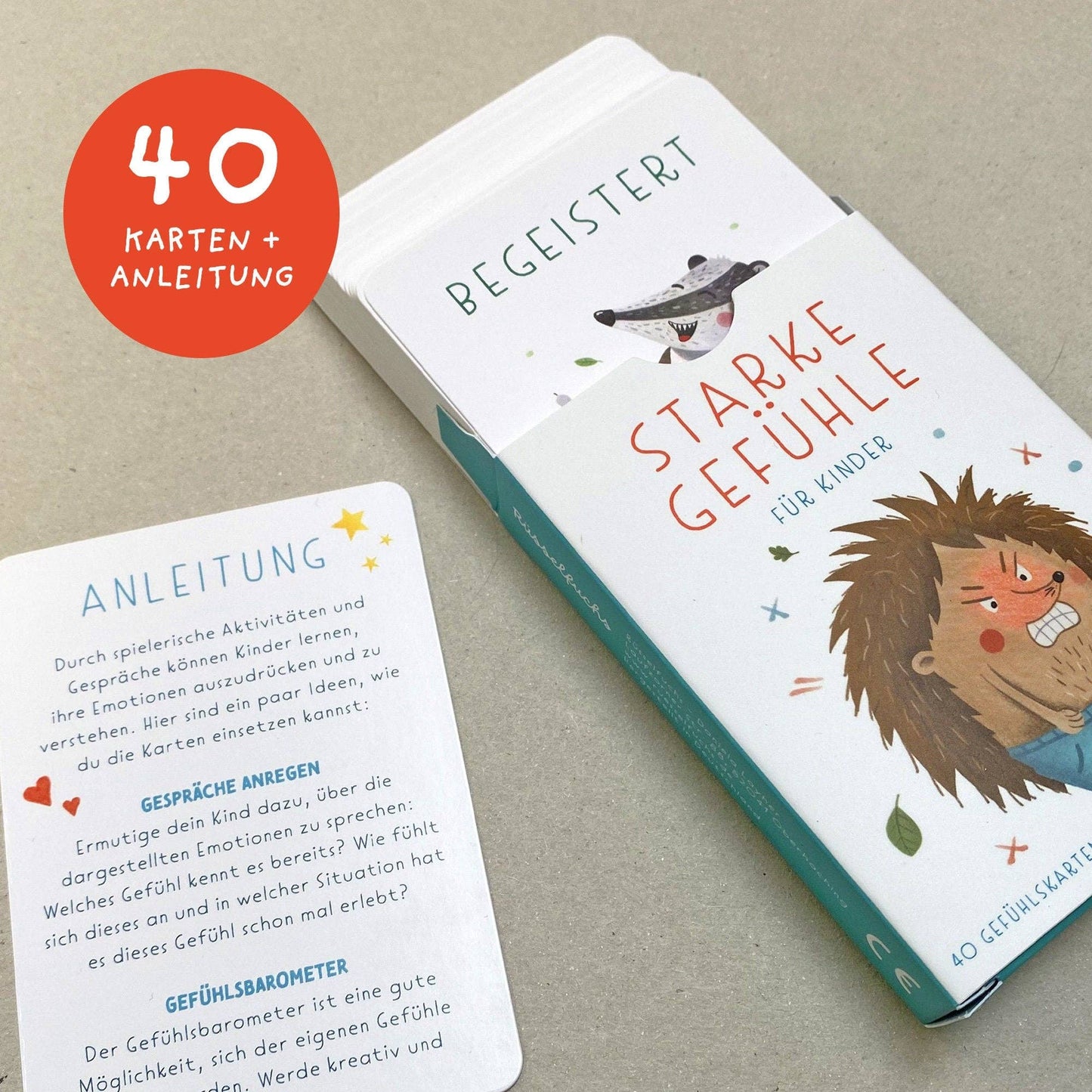 Gefühlskarten für Kinder "Starke Gefühle"