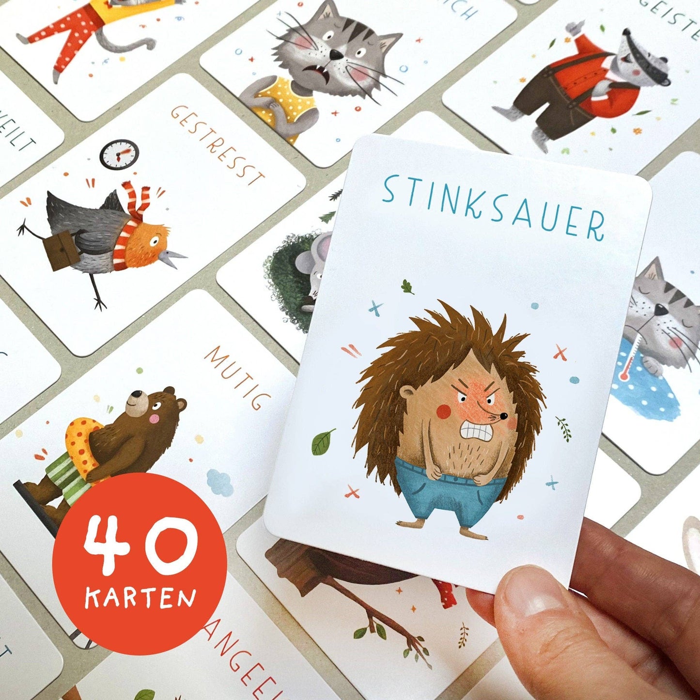 Gefühlskarten für Kinder "Starke Gefühle"