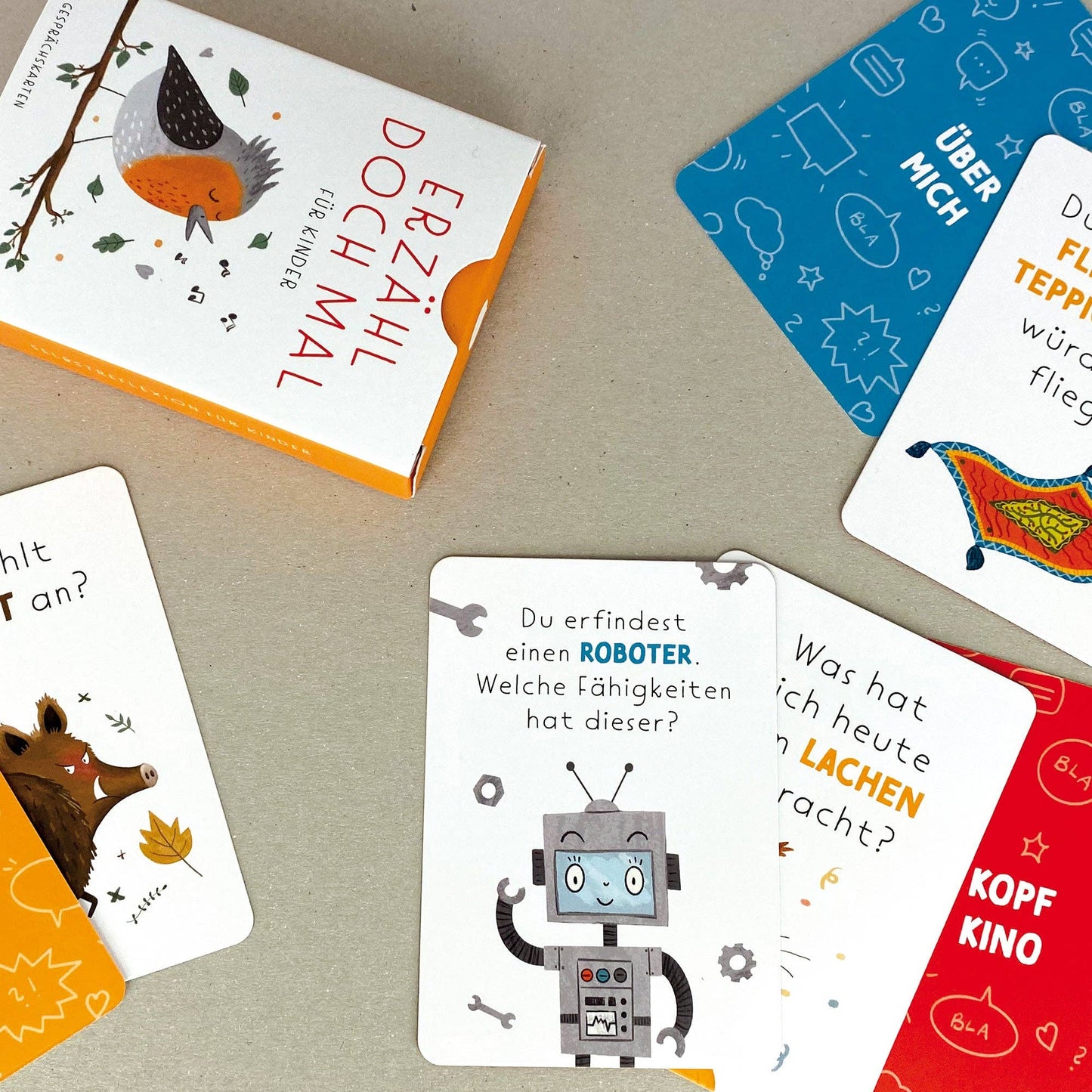 Gesprächskarten für Kinder "Erzähl doch mal"