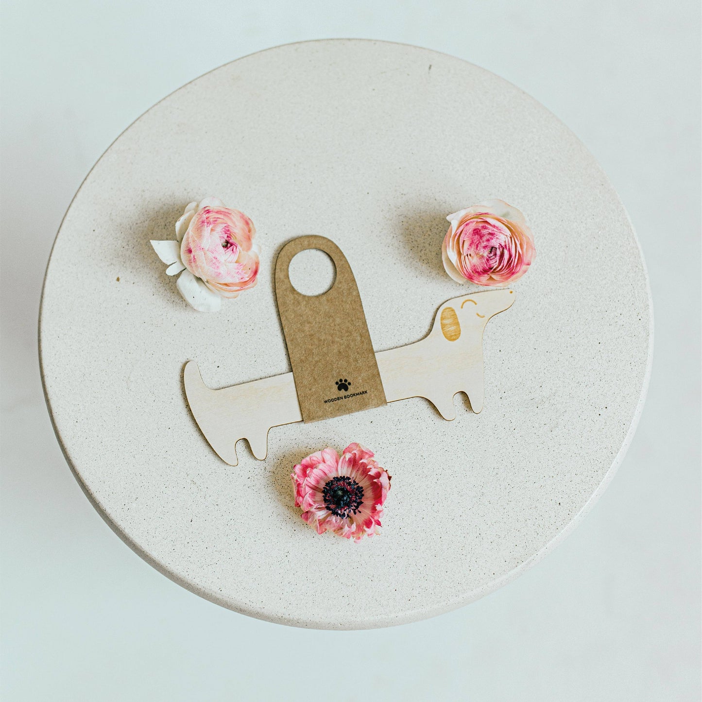 Lesezeichen aus Holz „Dackel“